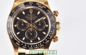C厂Clean厂劳力士黑陶黑盘款金迪M116518ln-0043复刻手表有破绽吗-C厂迪通拿如何