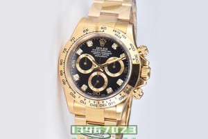 C厂Clean厂劳力士黑盘钻刻金圈款m116508-0016复刻手表会不会一眼假-C厂迪通拿如何