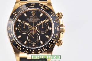 C厂Clean厂劳力士黑陶黑盘款金迪M116518ln-0043复刻手表有破绽吗-C厂迪通拿如何