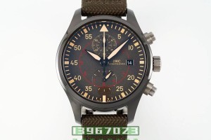 APS厂万国飞行员系列陶瓷款灰盘时计复刻手表能否过专柜-APS手表评测