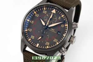 APS厂万国飞行员系列陶瓷款灰盘时计复刻手表是否在破绽-APS手表评测